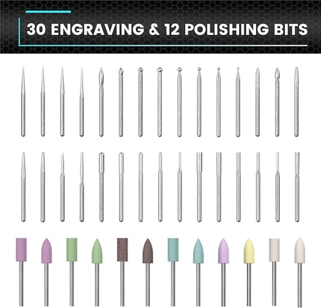 Mini stylo de gravure électrique | 42 bits | Nouveau, Neuf, Arrowmax, -, -