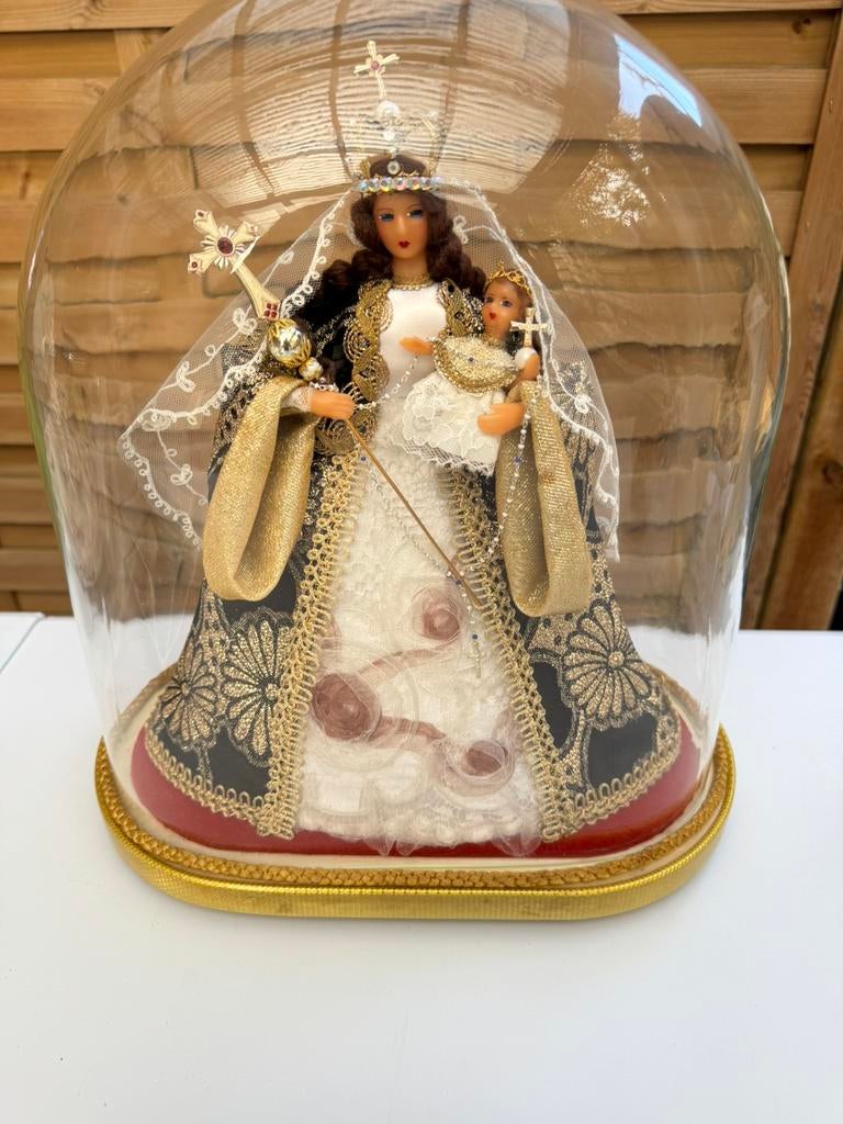 Maria beeld onder stolp, Antiek en Kunst, Ophalen