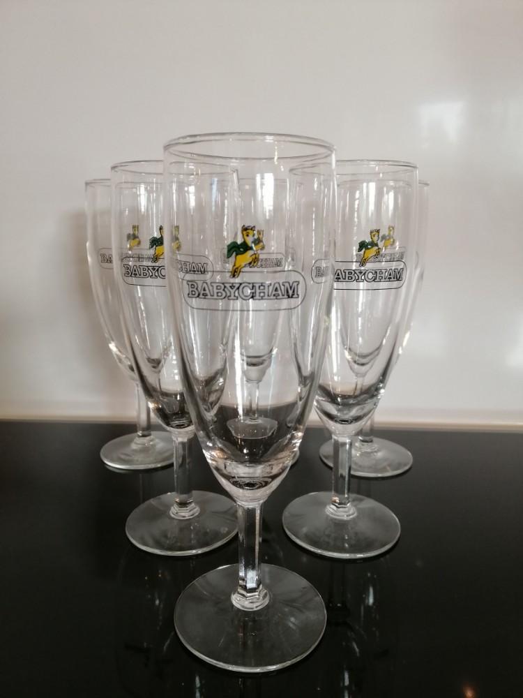 Babycham fluit glazen, Collections, Enlèvement ou Envoi, Comme neuf, Autres types
