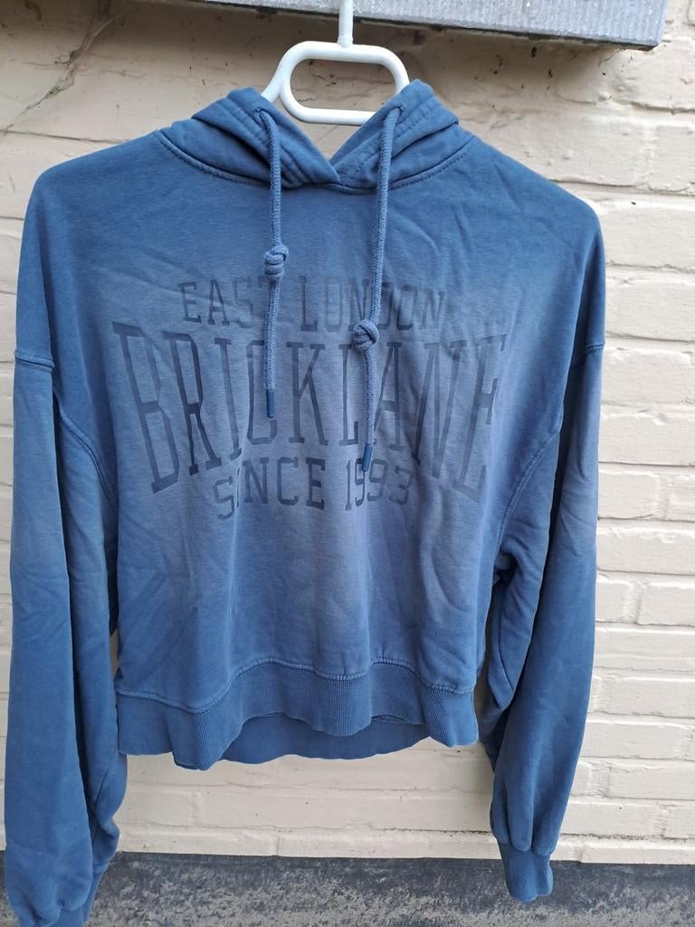 Leuke nieuwe hoodie,blauw,bershka,maat XS, Ophalen of Verzenden, Maat 34 (XS) of kleiner