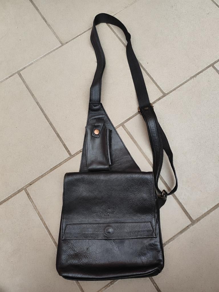 Sacoche homme cuir Lanchas Paris, Enlèvement, Cuir