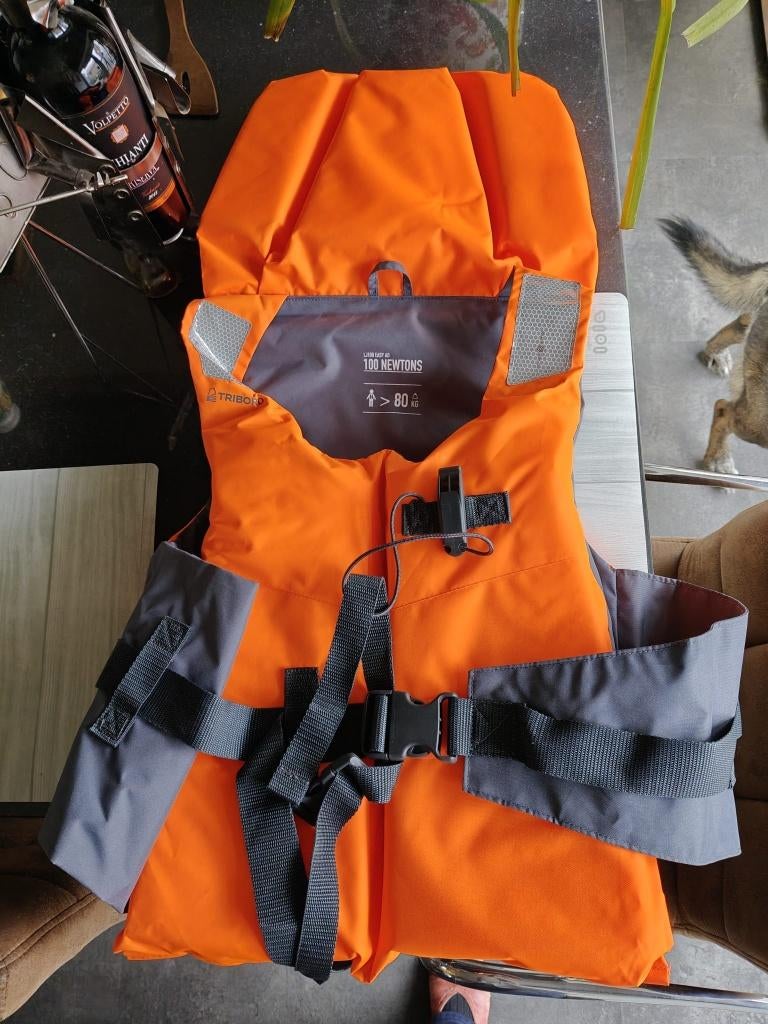 reddingsvest, Watersport en Boten, Watersportkleding, Ophalen, Zo goed als nieuw, Dame of Heer, Decathlon Tribord