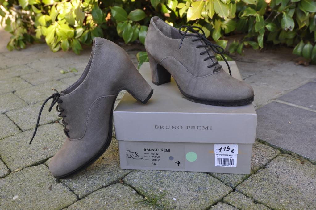 Bruno Premi chaussures cuir gris t.36 neuves , prix 119e, Neuf, Gris, Enlèvement ou Envoi, Bruno Premi