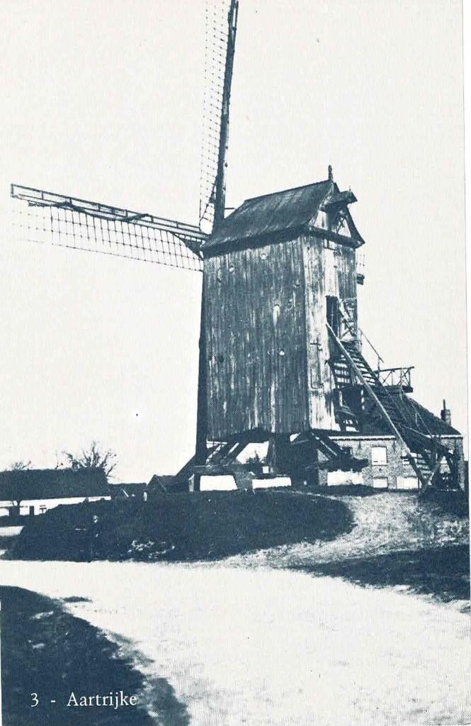 Aartrijke - molen, Ophalen of Verzenden, 1960 tot 1980, Ongelopen, West-Vlaanderen