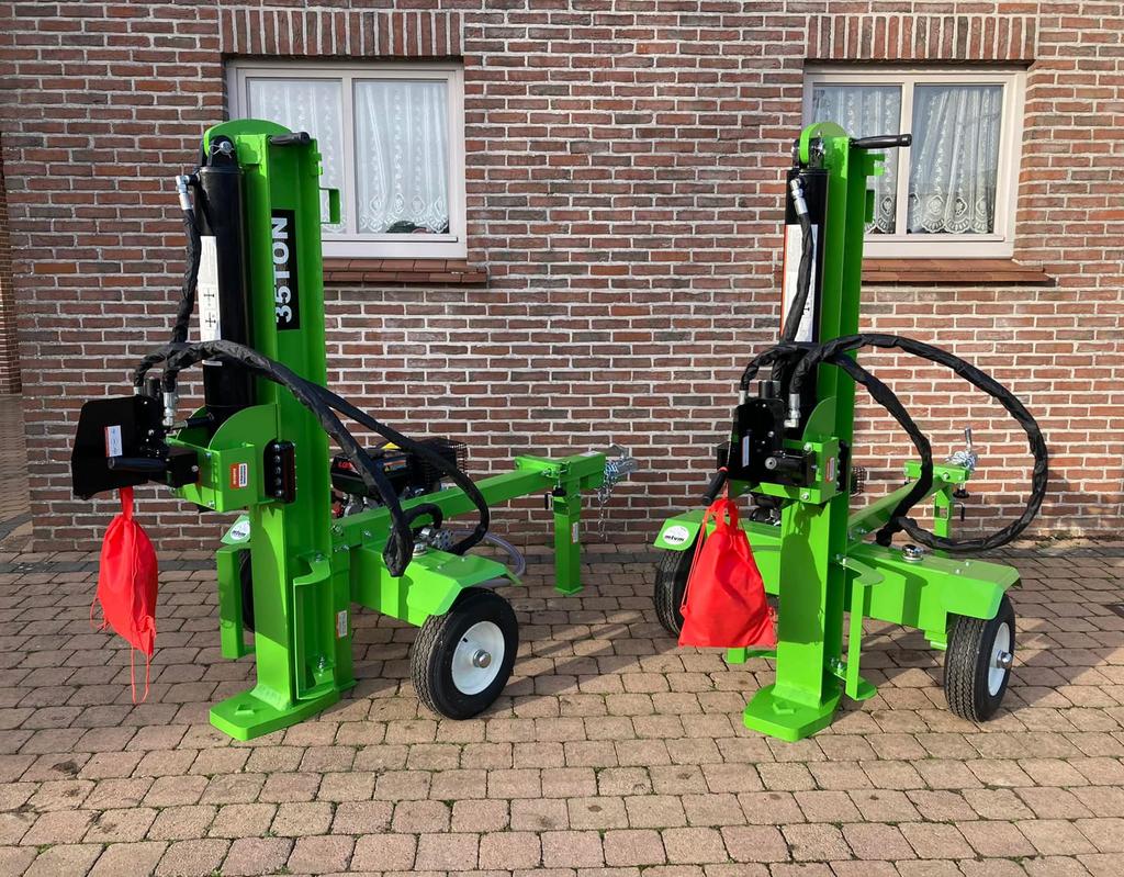 Kliefmachine op onderstel met benzine motor 22ton, Tuin en Terras, Kloofmachines, Benzine, Ophalen of Verzenden