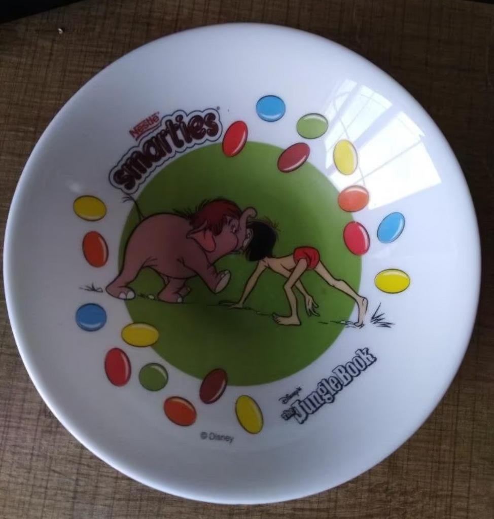 Jungle Book: porseleinen kommetje (Smarties-Nestlé), Verzamelen, Ophalen of Verzenden, Leeuwenkoning of Jungle Boek, Zo goed als nieuw