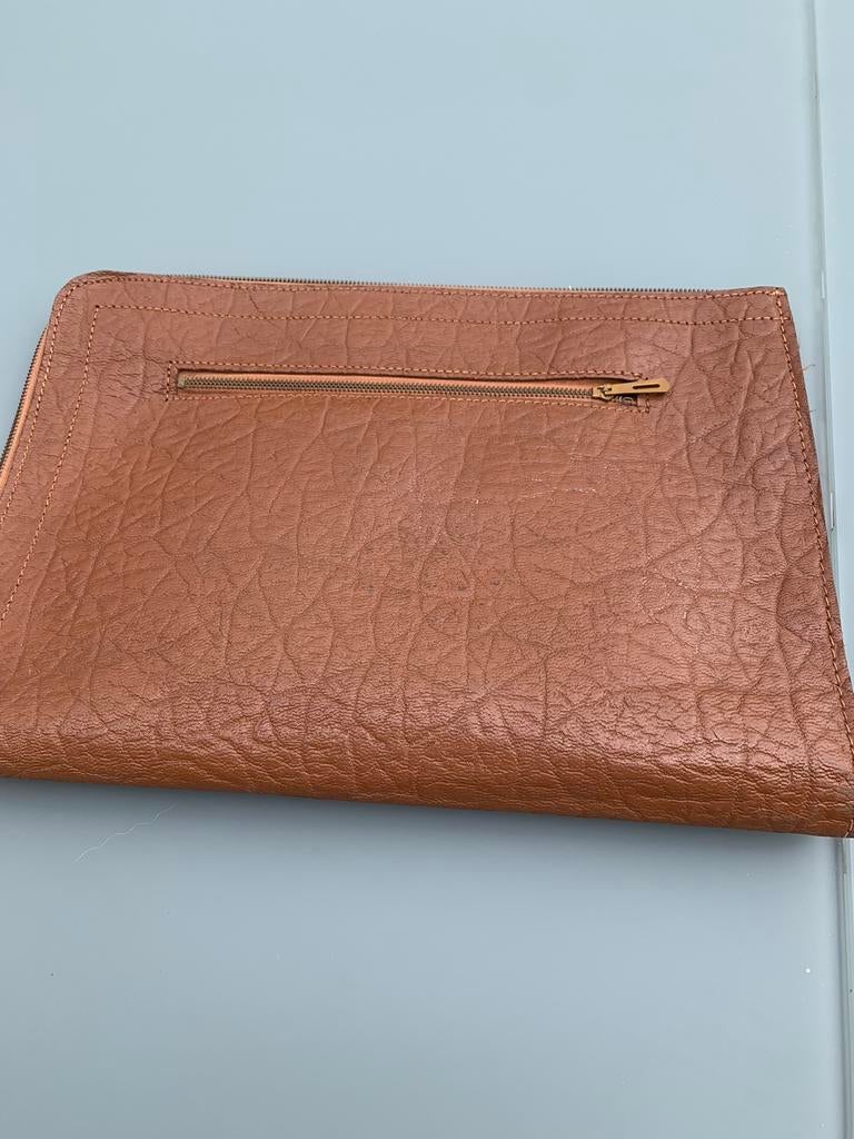 Porte-documents en cuir vintage, Enlèvement, Comme neuf, Brun, Cuir