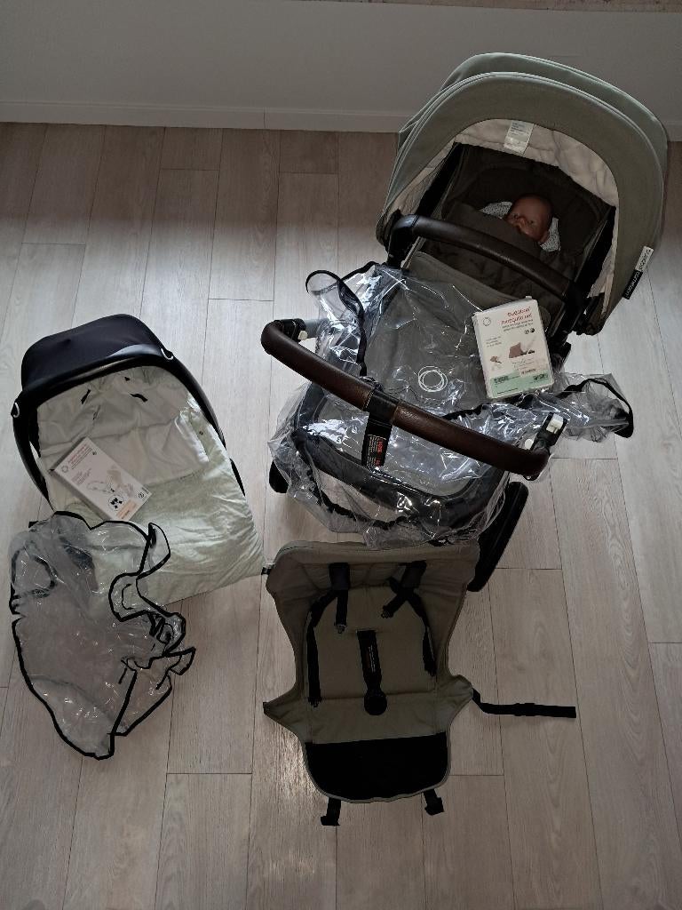 Bugaboo cameleon 3 in 1 + maxicosi, Ophalen of Verzenden, Kinderwagen, Bugaboo, Verstelbare duwstang