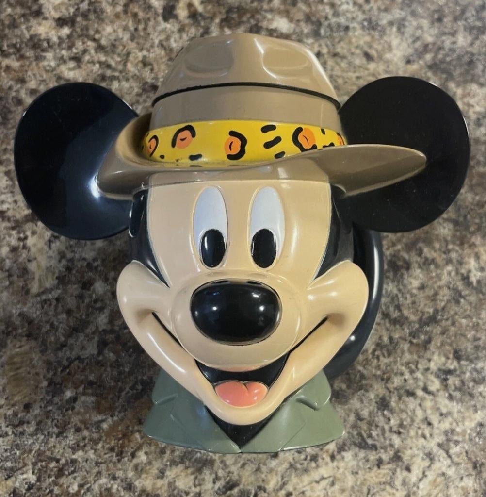 Mickey Mouse Safari plastic mok 
Dit is een Disn, Ophalen of Verzenden, Mickey Mouse, Zo goed als nieuw