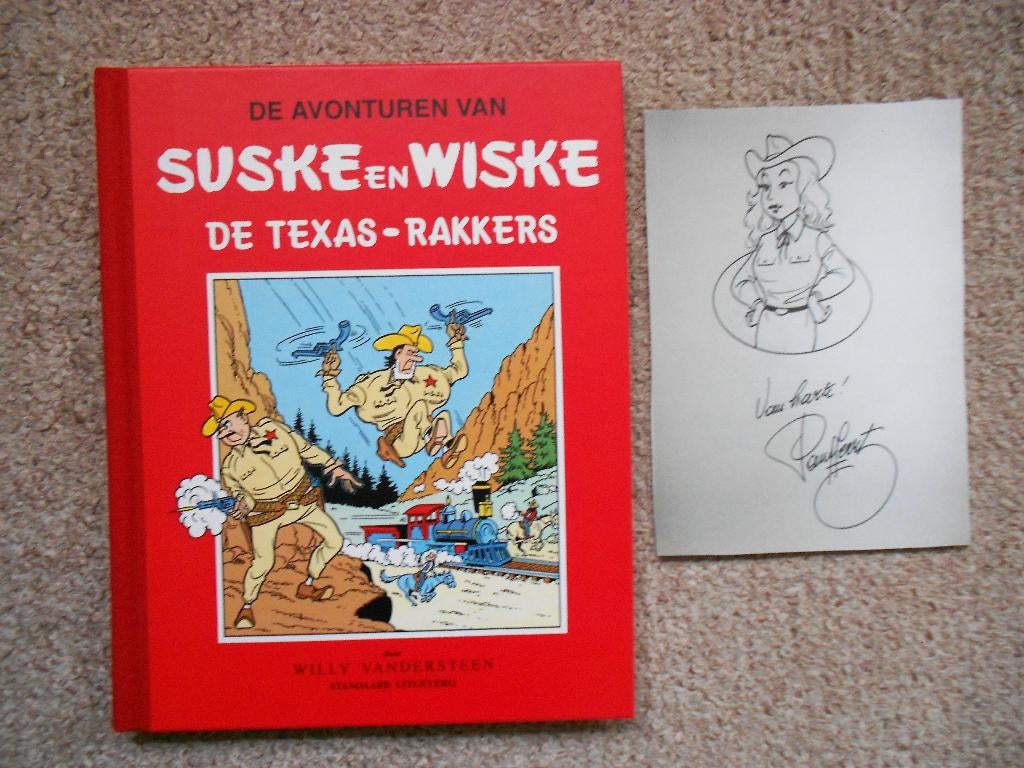 Suske en Wiske 40 Klassiek - De Texas-Rakkers + tek P Geerts, Boeken, Willy Vandersteen, Eén stripboek, Nieuw, Ophalen of Verzenden
