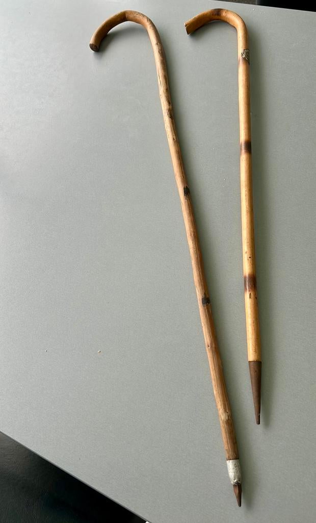 2 wandelstokken, Ophalen of Verzenden, Gebruikt