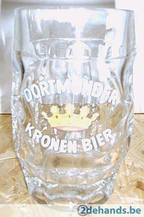 Grote glazen beker Dortmunder, Verzamelen, Glas en Drinkglazen, Nieuw