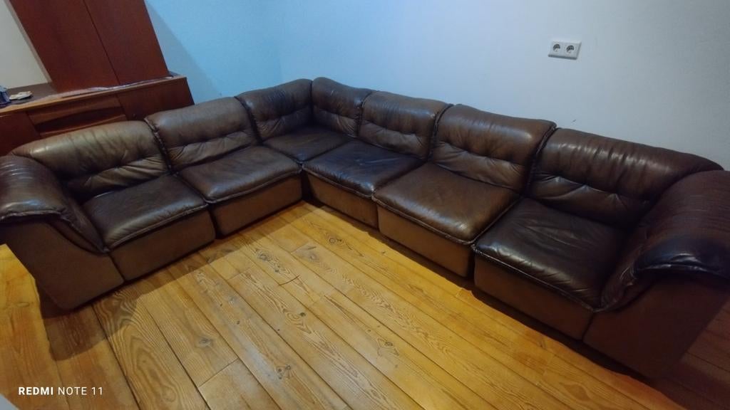 Vintage Rolf Benz, Huis en Inrichting, Ophalen, Leer