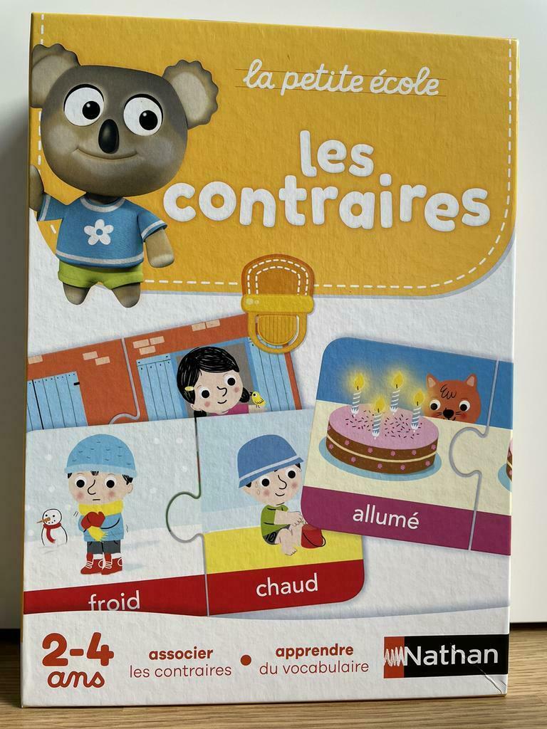 Nathan jeu éducatif Les contraires, Enlèvement