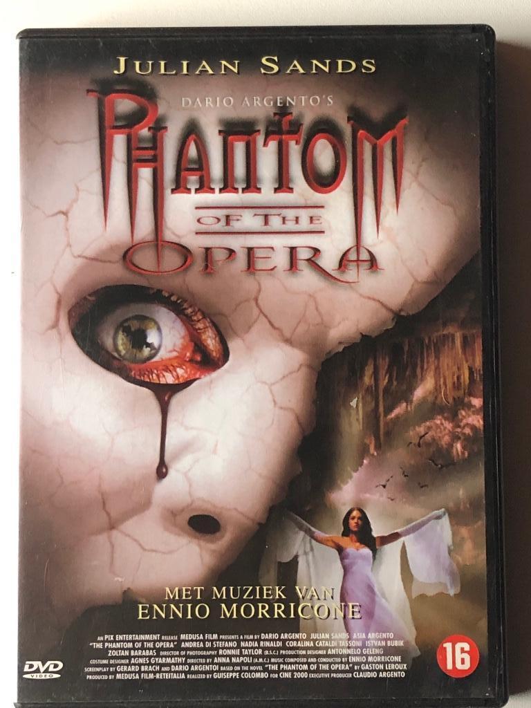 Dvd phantom of the opera ( dario argento horr ) NEW, Cd's en Dvd's, Dvd's | Horror, Zo goed als nieuw, Slasher, Vanaf 9 jaar, Ophalen of Verzenden
