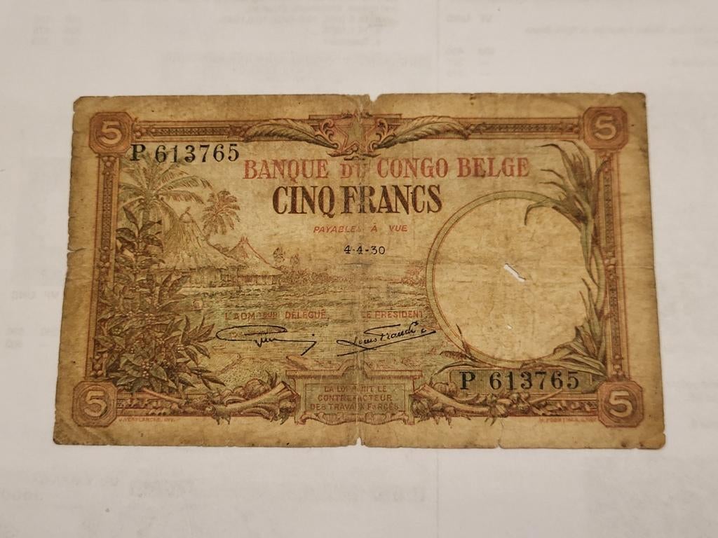 Belgisch-Congo-ticket, Ophalen of Verzenden
