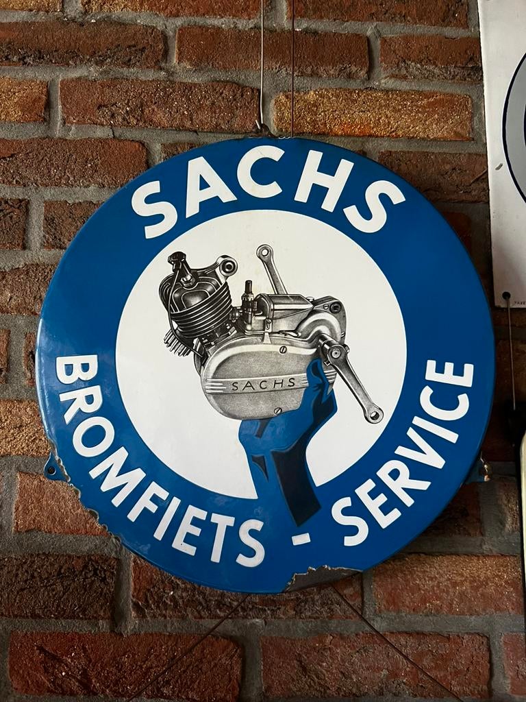 Sachs emaille bord 33cm, Enlèvement ou Envoi, Comme neuf