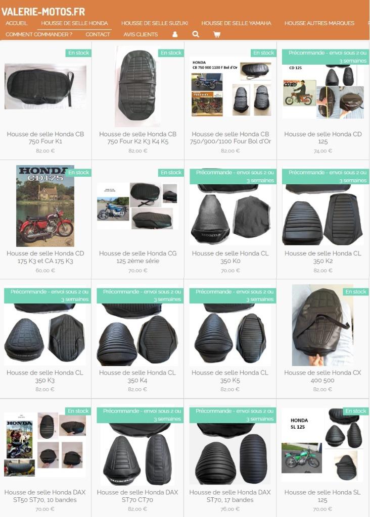 Housse de selle pour Honda Suzuki Yamaha Kawasaki Moto Guzzi, Motos, Envoi, Neuf