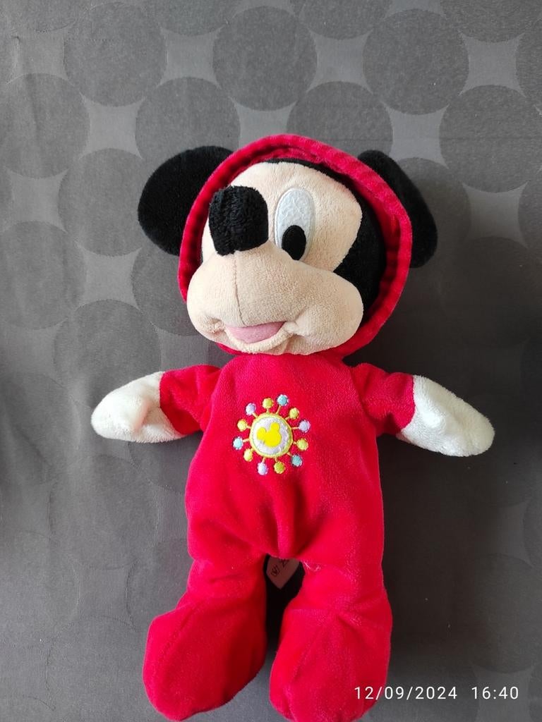 Doudou, peluche Disney Mickey, Ophalen of Verzenden, Zo goed als nieuw