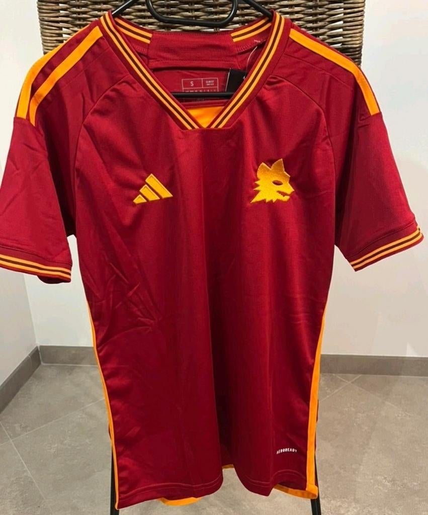 AS Roma Voetbal Thuisshirt Origineel 2024, Sport en Fitness, Verzenden, Zo goed als nieuw