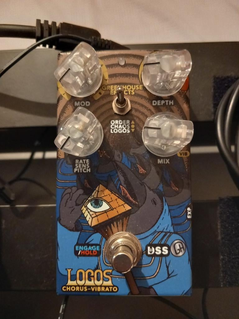 Greenhouse effect pedals logos chorus vibrato, Ophalen