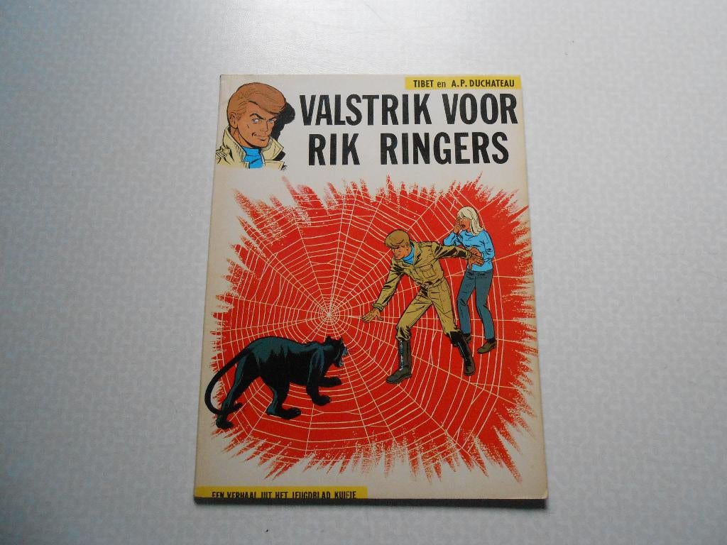 Rik Ringers 5 Valstrik voor Rik Ringers 1967 1 ste druk., Eén stripboek, Nieuw, Tibet & A.P. Duchâteau, Ophalen of Verzenden