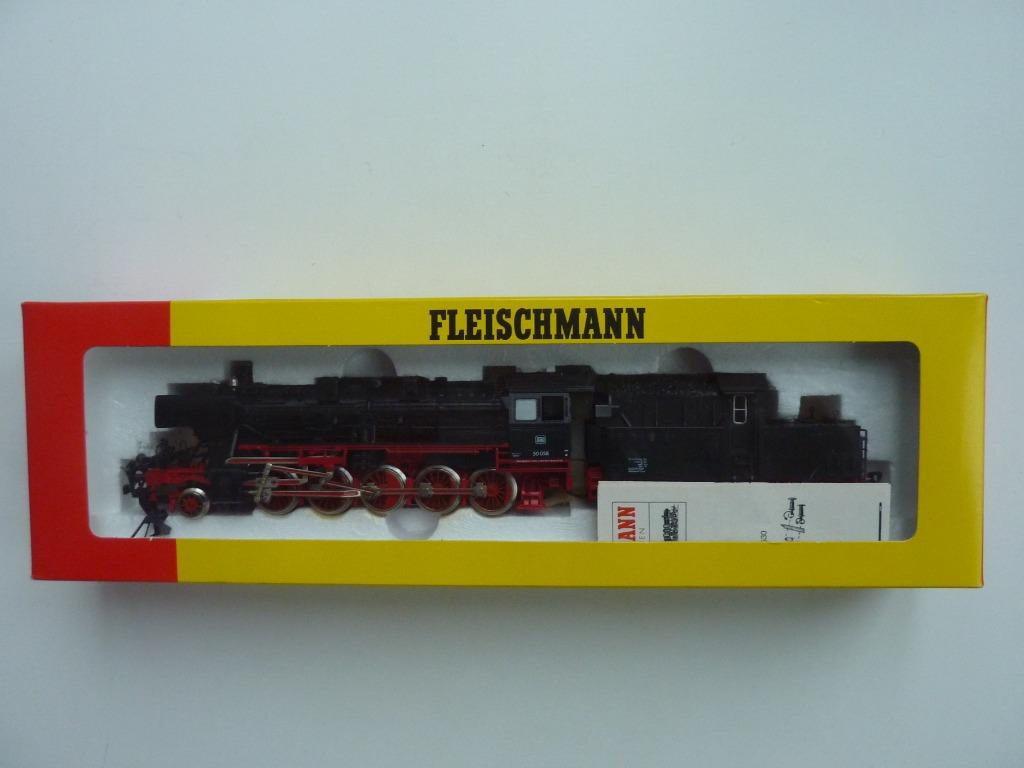 Fleischmann 4175 H0 -  Stoomlocomotief BR 50 van de DB., Enlèvement ou Envoi, Utilisé, Locomotive, Fleischmann