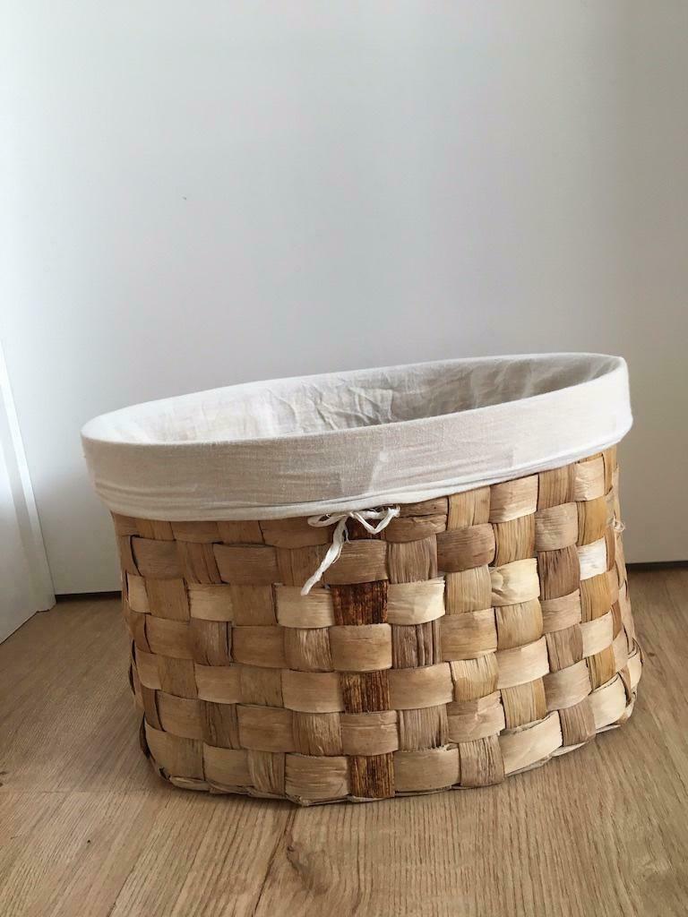 panier en osier (longueur env. 30-35cm) avec couvercle amovi, Maison & Meubles, Accessoires pour la Maison | Plataux & Paniers