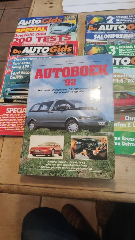 Sluymer - Autoboek 92 en magazines., Ophalen of Verzenden, Gelezen, Sluymer