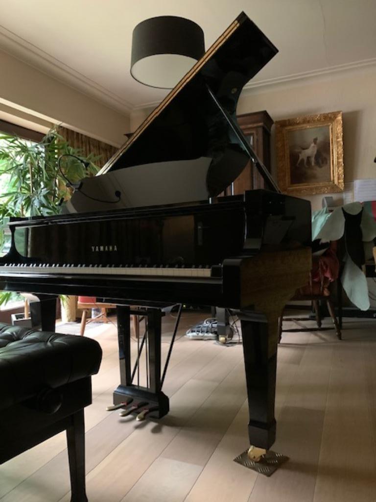 PIANO À QUEUE YAMAHA S4, Musique & Instruments, Brillant, Comme neuf, Enlèvement, À queue