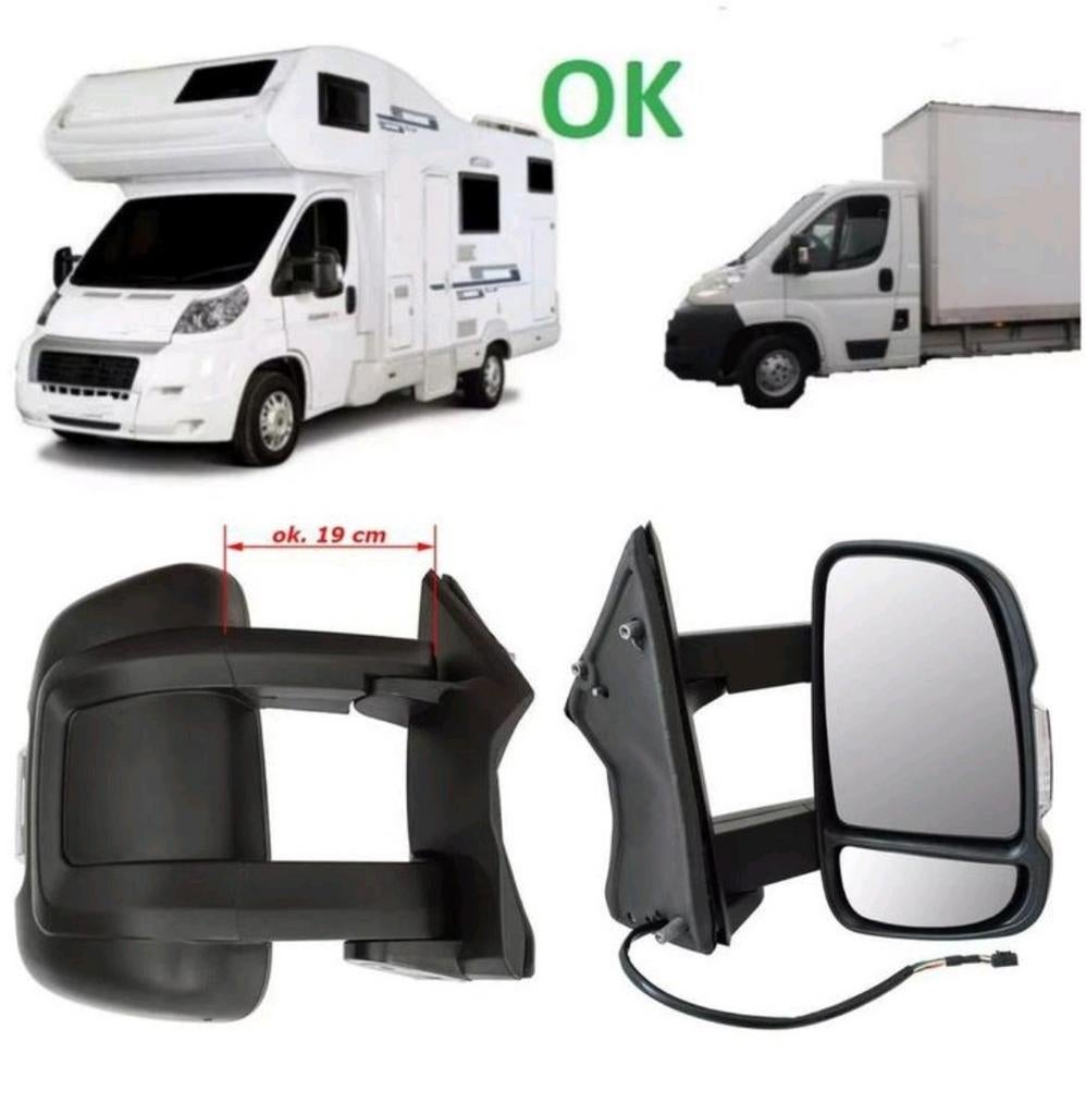 Nieuwe spiegel met lange arm voor Fiat Ducato, boxer, jumper, Ophalen of Verzenden, Nieuw, Citroën