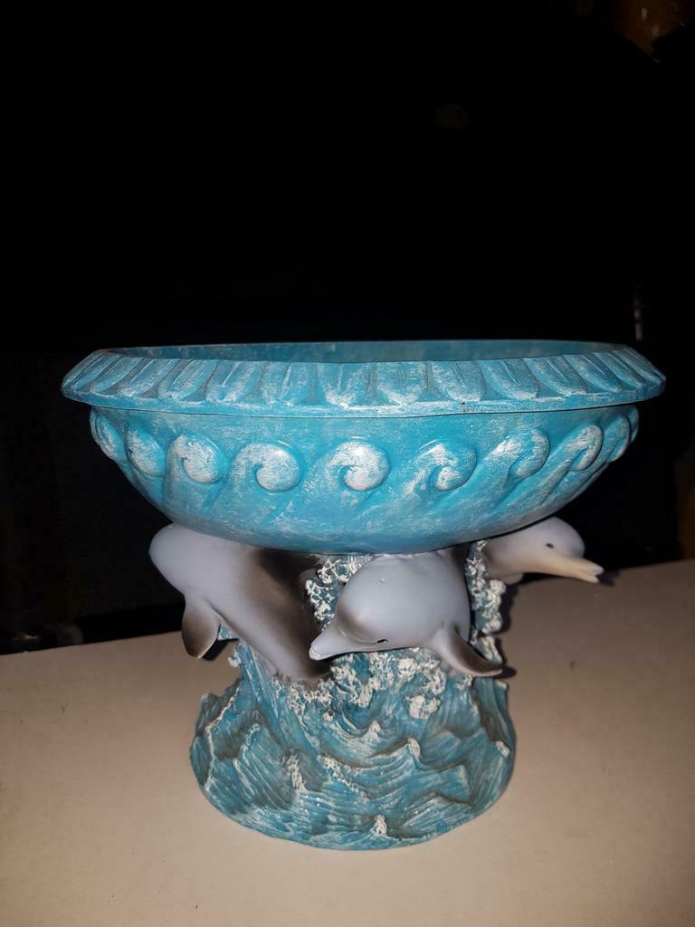 Vase décoratif dauphins  pour fruits ., Ophalen of Verzenden