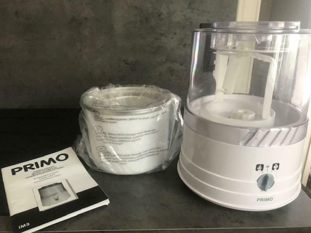 *Primo - roomijsmachine - perfecte staat, 1 tot 2 liter, Ophalen, Zo goed als nieuw
