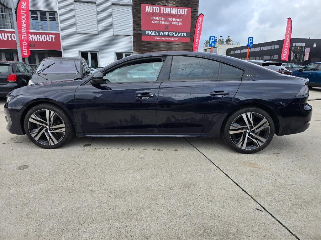 Peugeot 508 1.2 Pure Tech GT Automaat Navi + Garantie, Auto's, Peugeot, Automaat, 1199 cc, Leder en Stof, Zwart
