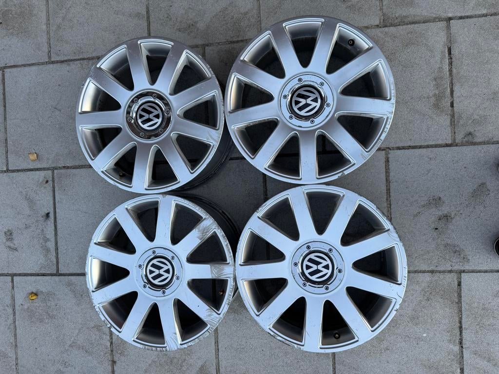 4 Audi A4 S4 R17 215/225 velgen compatibel 5x100 en 5x112, Ophalen, Gebruikt, Velg(en), 17 inch