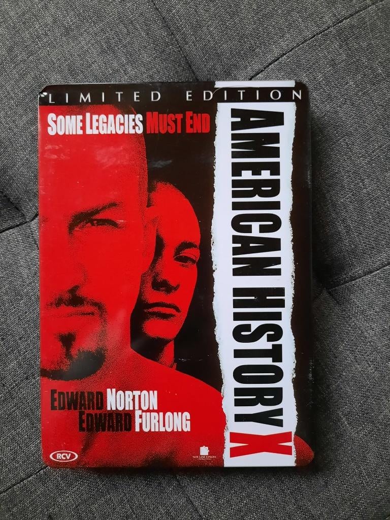 American History X – Limited Edition Steelcase DVD, Cd's en Dvd's, Vanaf 16 jaar, Ophalen, Zo goed als nieuw, Actie