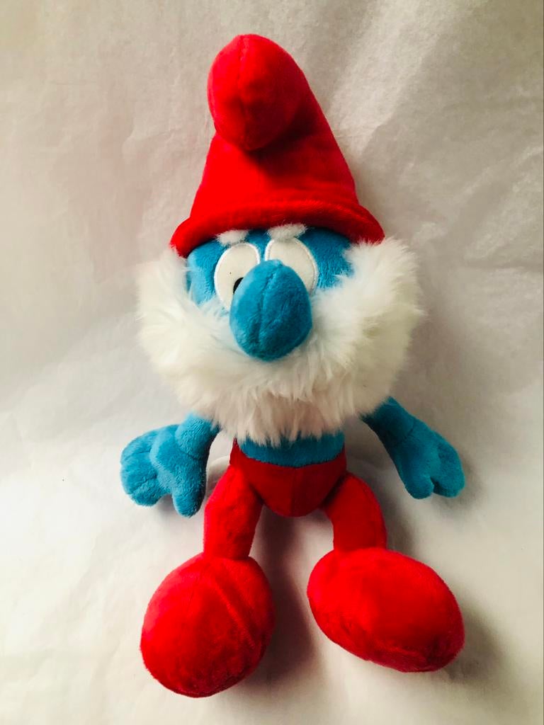 Grote Smurf, Kinderen en Baby's, Speelgoed | Knuffels en Pluche, Ophalen, Zo goed als nieuw, Overige typen