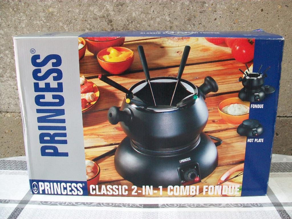 Fondue Princess Classic 2 in 1 Combi - Keuken, Enlèvement ou Envoi, Comme neuf, Électrique, Service à fondue