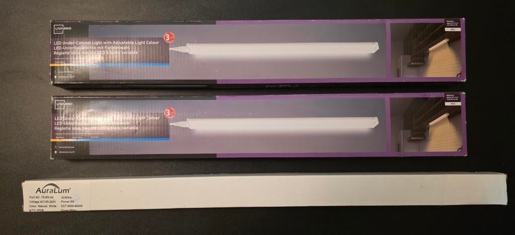 3 x Led onderbouwlampen, Ophalen of Verzenden, Nieuw