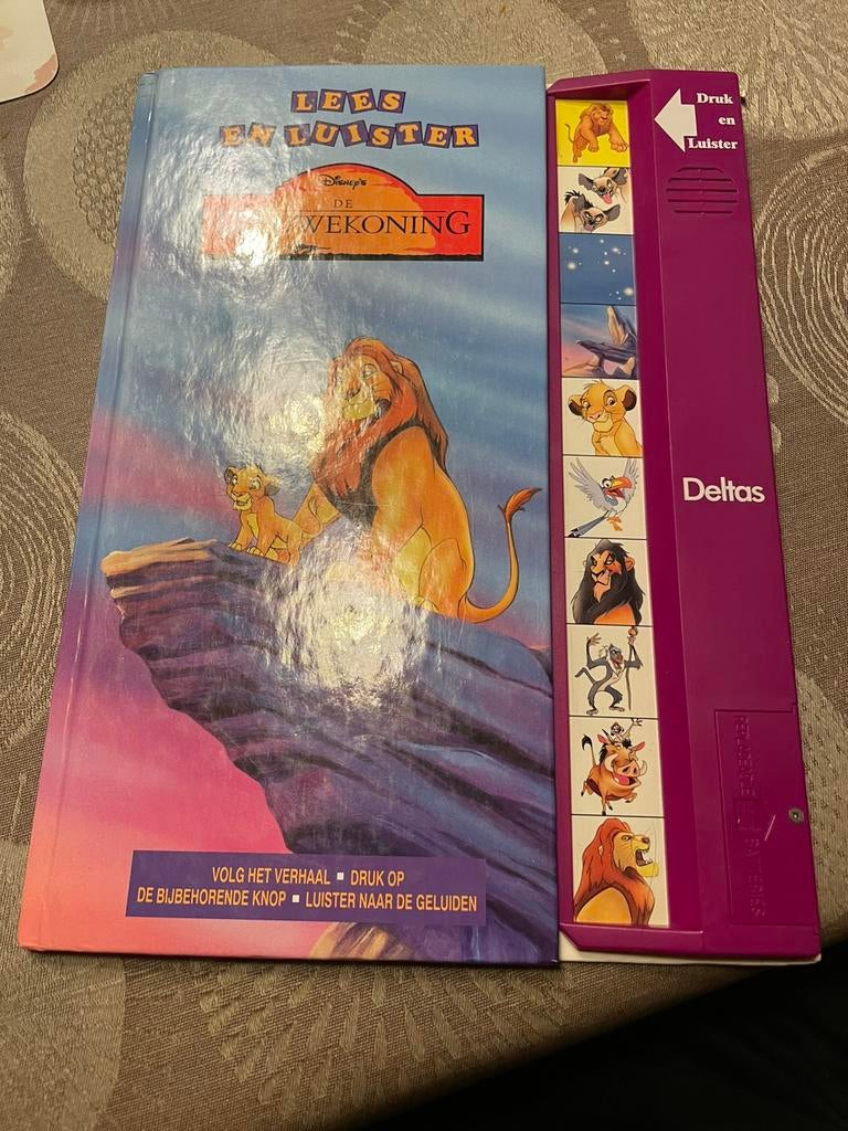 Vintage lees en luister verhaal leeuwekoning, Antiek en Kunst, Ophalen of Verzenden
