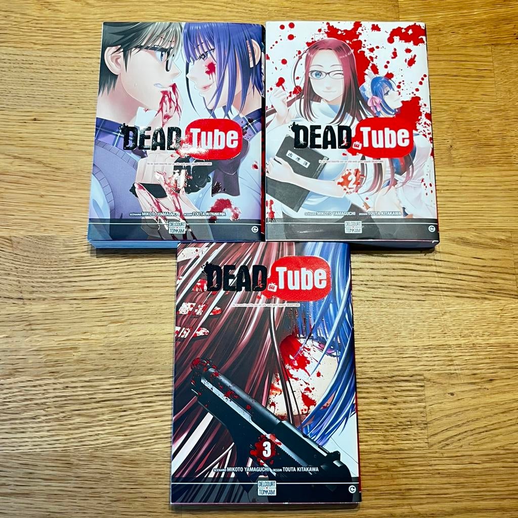 [Manga FR] Dead Tube Tomes 1 à 3 – Très bon état, Plusieurs comics, Enlèvement ou Envoi, Utilisé, Japon (Manga)