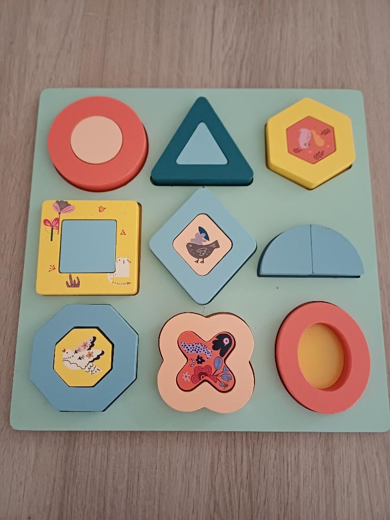 Puzzel vormen hout, Ophalen, Van hout