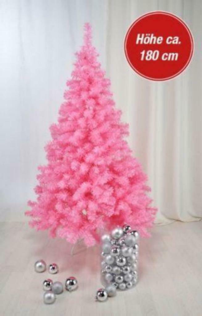 Rose Kerstboom 1.80m. Incl. Clusterverlichting!!! Nieuw, Enlèvement ou Envoi, Neuf