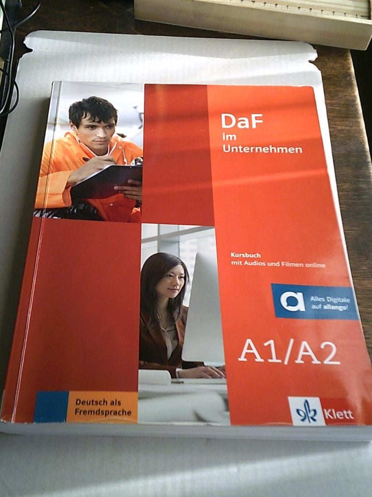 DaF im Unternehmen A1/A2, Boeken, Schoolboeken, Overige vakken, Sander, Grosser,..., Ophalen of Verzenden, Zo goed als nieuw
