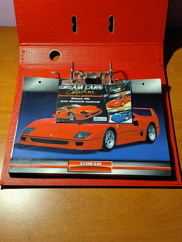 60 fiches Dream Cars Collection éditions Atlas vintage, Enlèvement