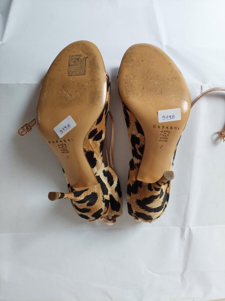919B* Casadei - luxe sexy sandales ht gamme cuir (37), Neuf, Autres couleurs, Chaussures à haut talons, Casadei