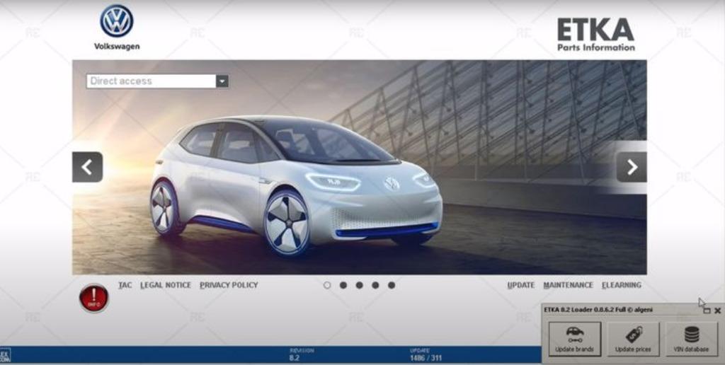 ETKA 8.6 2025  |  AUDI SEAT SKODA VW  |  DOWNLOAD LINK, Ophalen of Verzenden