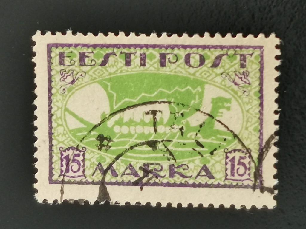 Estonie 1919 - Bateau viking, Enlèvement ou Envoi, Affranchi