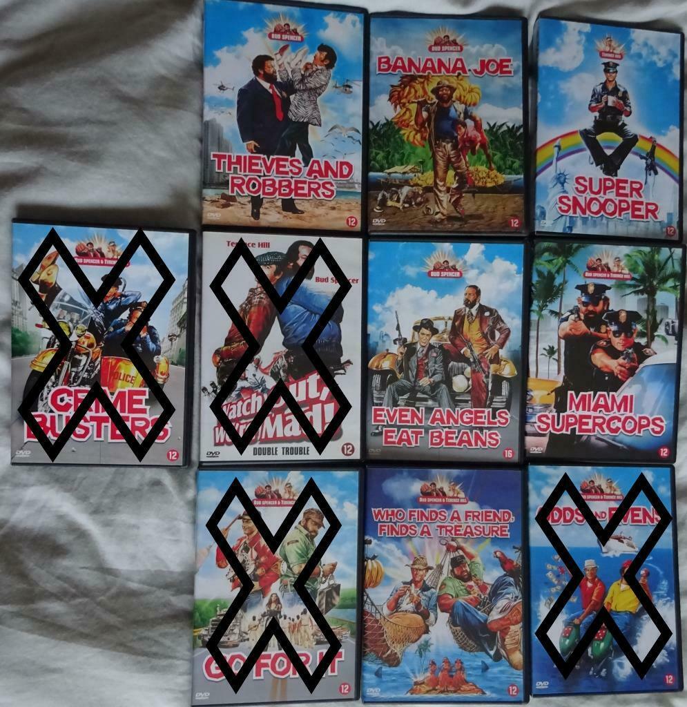 Bud Spencer Terence Hill DVD's, À partir de 12 ans, Enlèvement ou Envoi, Comme neuf, Comédie d'action
