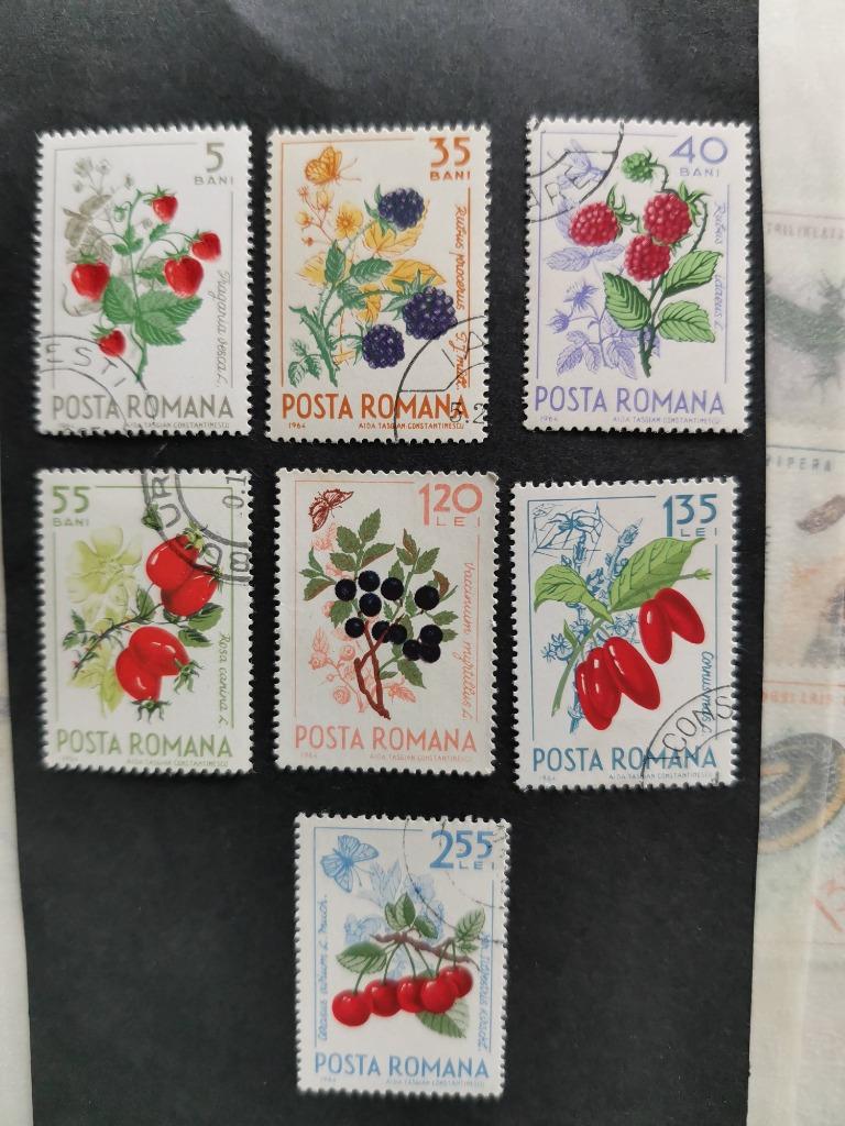 Roumanie - fruits des bois, Enlèvement ou Envoi, Affranchi, Animal et Nature